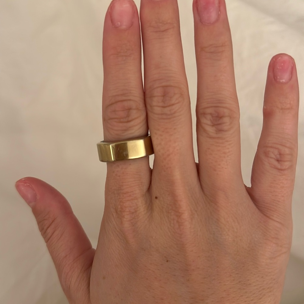 Oura Gen3 Heritage Gold Ring Size US8